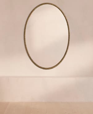 Nel Wall Mirror - Antique Brass - Listing Image