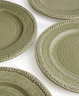 Hillcrest Side Plate - Green - Set of Four - Hover Image