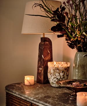 Darcy Marble Table Lamp - Brown - Listing Image