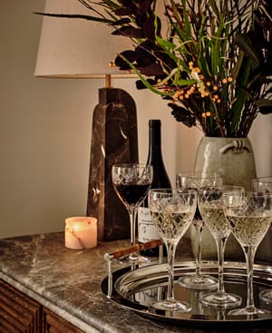 Barwell Cut Crystal White Wine Glass - Set of Four - Listing Image