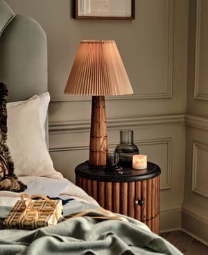Carlisle Bedside Table - Black Marquina Marble - Hover Image