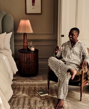 Berega Sage Silk Pyjamas - Small - Hover Image