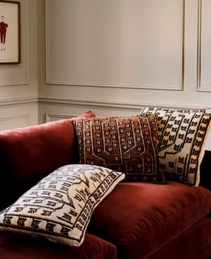 Bresle Square Cushion - Rust - Listing Image