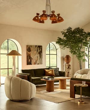 Marcia Three Seater Sofa - Velvet - Olive - US - Hover Image