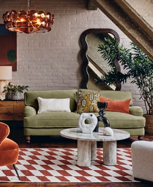 Arundel Three Seater Sofa - Velvet Lichen - Listing Image