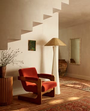 Lara Armchair - Velvet - Rust - US - Listing Image