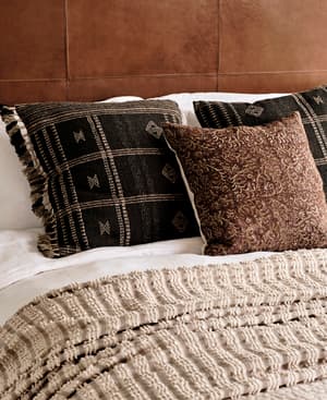 Oorvi Square Cushion - Charcoal - Listing Image