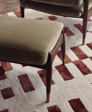Theodore Footstool - Velvet - Lichen - US - Listing Image