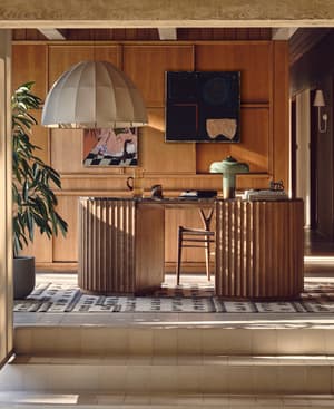 Railton Desk - Dark Emperador Marble - Listing Image