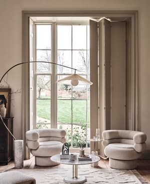 Rolland Armchair - Italian Boucle Ecru - US - Listing Image