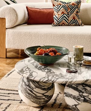 Oxley Coffee Table - Arabescato Corchia Marble - Hover Image