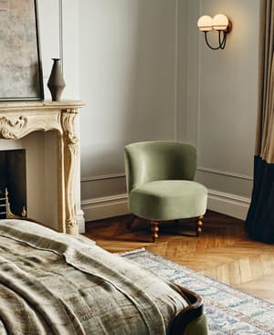 Dolly Chair - Moleskin Velvet Soft Green - US - Listing Image