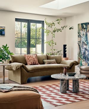 Wyatt Three Seater Sofa - Velvet - Lichen - Listing Image