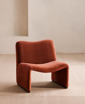 Lovett Armchair - Velvet - Rust - Listing Image