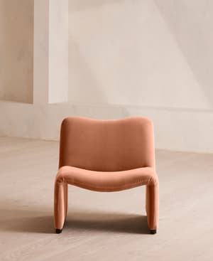 Lovett Armchair - Velvet - Antique Rose - Hover Image