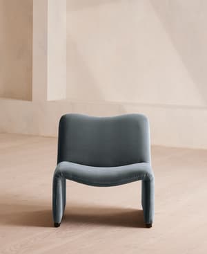 Lovett Armchair - Velvet - Grey Blue - US - Hover Image