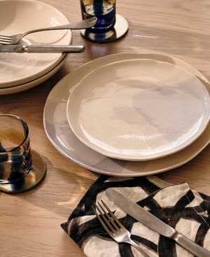 Delano Side Plate - Blue - Set of Four - Listing Image