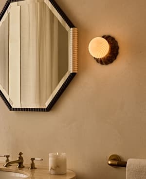 Floria Wall Light - Dark Emperador Marble - IP44 - US - Listing Image