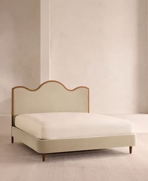 Aubrey Bed - King - Velvet - Oyster - UK - Listing Image