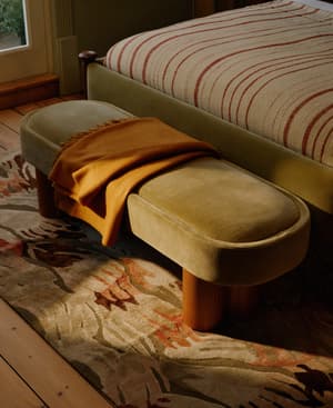 Nieve Bench - Velvet - Lichen - US - Listing Image