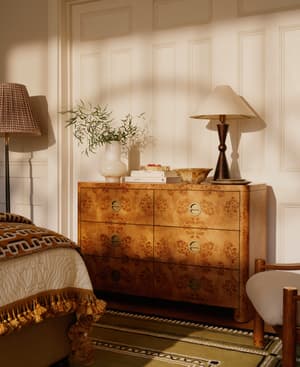 Warwick Six Drawer Dresser - Mappa Burl - Listing Image