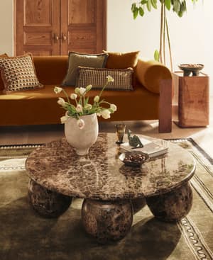 Oxley Coffee Table - Large - Dark Emperador Marble - Listing Image