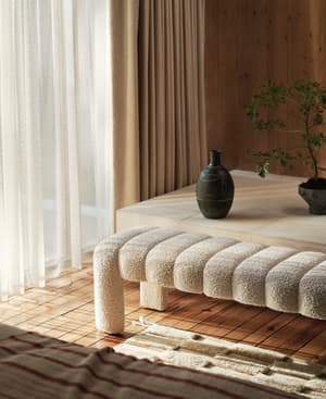 Willis Bench - Boucle - Natural - US - Listing Image