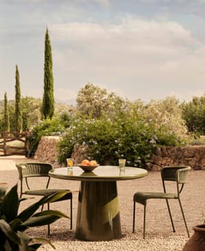 Reti Outdoor Dining Table - Glazed - Olive - Listing Image