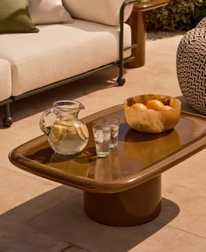 Miller Resin Salad Bowl - Brown - Hover Image
