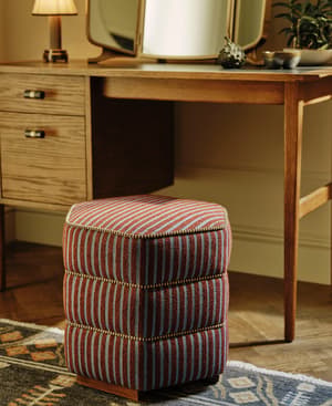 Lyla Footstool - Kortini Stripe - US - Listing Image