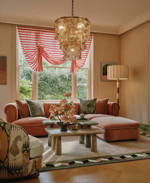 Rava Modular Sofa - Corner Sofa - Velvet - Antique Rose - Listing Image