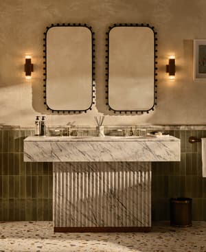 Stellios Double Vanity - Arabescato Marble - Listing Image