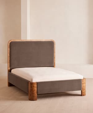 Tremont Bed - Super King - Velvet - Taupe - Listing Image