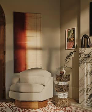 Mila Armchair - Textured Wool Boucle - Pistachio - US - Listing Image
