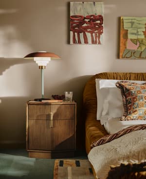 Silvio Bedside Table - Royal Diana Marble - Listing Image