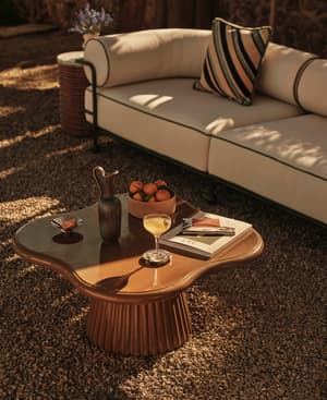 Dayton Outdoor Coffee Table - Concrete - Ochre - Listing Image