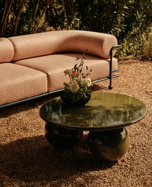 Oxley Outdoor Coffee Table - Concrete - Pine - Listing Image
