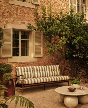Theodore Outdoor Sofa - Babington House Stripe - US - Listing Image