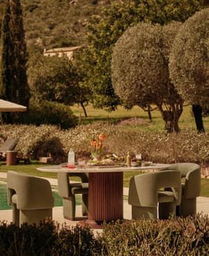 Murcell Outdoor Oval Dining Table - Carrara - Listing Image