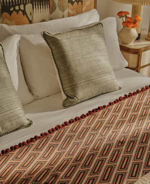 Vende Bedspread - Rust - 130 x 230cm - Hover Image
