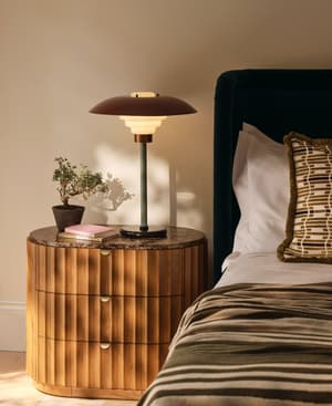 Railton Bedside Table - Dark Emperador Marble - Large - Listing Image