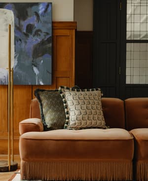 Elowen Modular Sofa - Four Seater - Velvet - Rust UK - Listing Image
