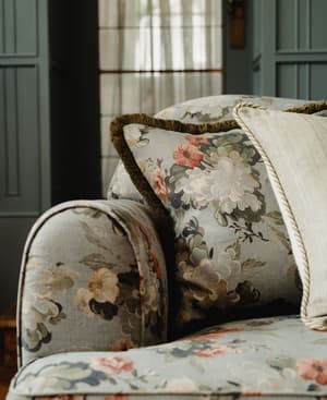 Skylar Square Cushion - Blue - Hover Image