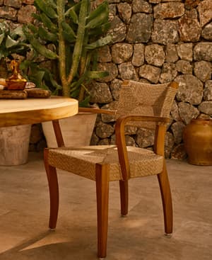 Molina Outdoor Dining Chair - Natural - Listing Image