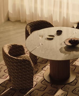 Murcell Round Dining Table - Carrara Marble - Listing Image