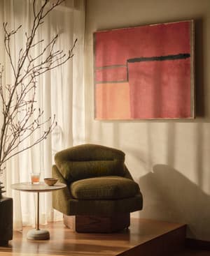 Mila Armchair - Boucle Jacquard - Olive - US - Listing Image