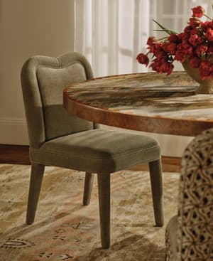 Pair of Keira Dining Chair - Linen Chenille - Sage - UK - Listing Image