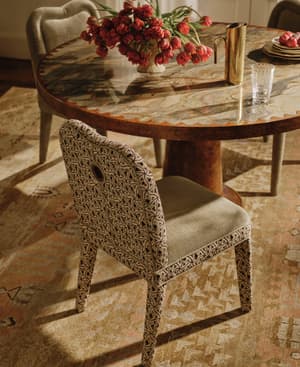 Pair of Keira Dining Chair - Murphy Jacquard - UK - Listing Image