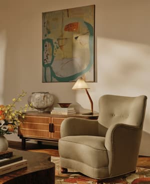 Pippa Armchair - Linen - Wheat - UK - Listing Image