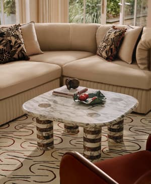 Oona Deep Sit Modular Sofa - Corner Sofa - Linen - Bisque - UK - Hover Image